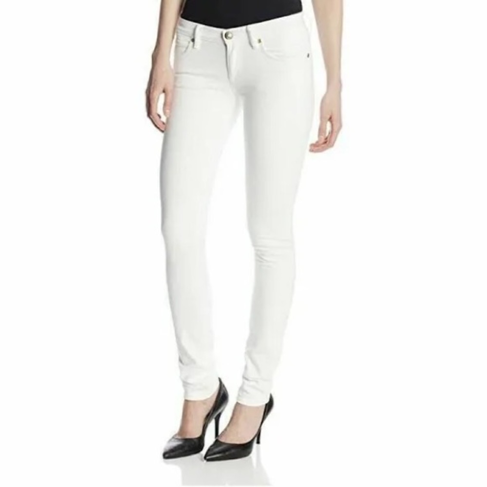 ✨VINTAGE Juicy Jean Couture Cream Relaxed Skinny